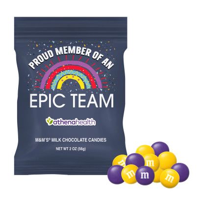 Custom 2oz Epic Team Color Choice M&M's Digibag
