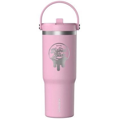 Custom 32 oz. Hydrapeak Insulated Stainless Travel Tumbler - Cotton Pink Custom 32 oz. Hydrapeak Insulated Stainless Travel Tumbler - Cotton Pink