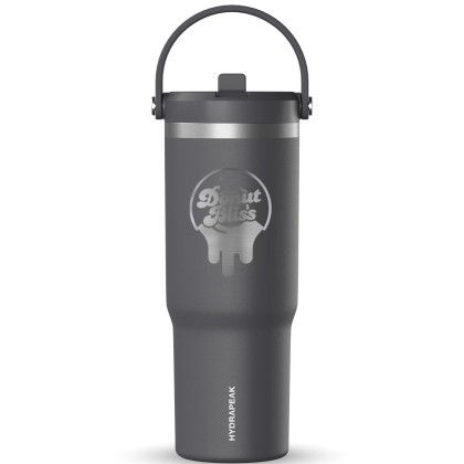 Custom 32 oz. Hydrapeak Insulated Stainless Travel Tumbler - Grey Matter Custom 32 oz. Hydrapeak Insulated Stainless Travel Tumbler - Grey Matter