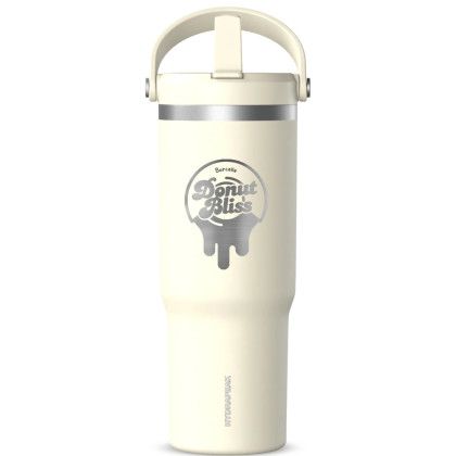 Custom 32 oz. Hydrapeak Insulated Stainless Travel Tumbler - Ivory Custom 32 oz. Hydrapeak Insulated Stainless Travel Tumbler - Ivory