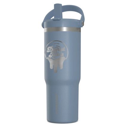 Custom 32 oz. Hydrapeak Insulated Stainless Travel Tumbler - Modern Blue Custom 32 oz. Hydrapeak Insulated Stainless Travel Tumbler - Modern Blue