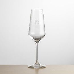 Custom Mandelay Flute Glass - Deep Etch - 7.75 oz