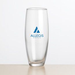 Custom Stanford Stemless Flute Glass - Deep Etch - 9 oz