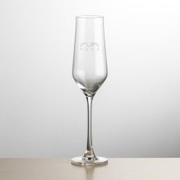 Custom Bretton Flute Glass - Deep Etch - 7 oz