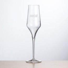 Custom Lanyon Flute Glass - Deep Etch - 8 oz