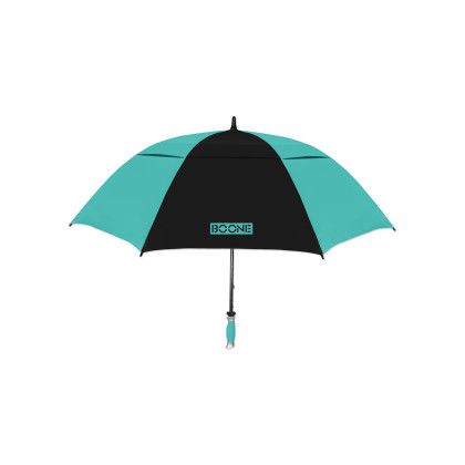 Custom Hurricane Vented Pro Golf Umbrella - Teal/Black 