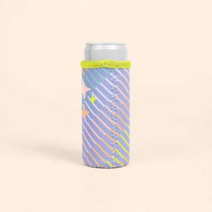 Custom Liam Neoprene for Slim Cans - Full Color Imprint - Back View 