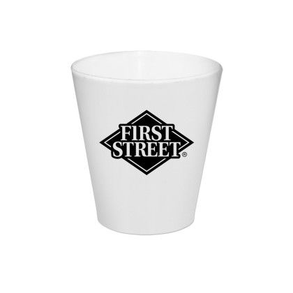 Custom 1.5 oz Plastic Standard Shot Glass - White