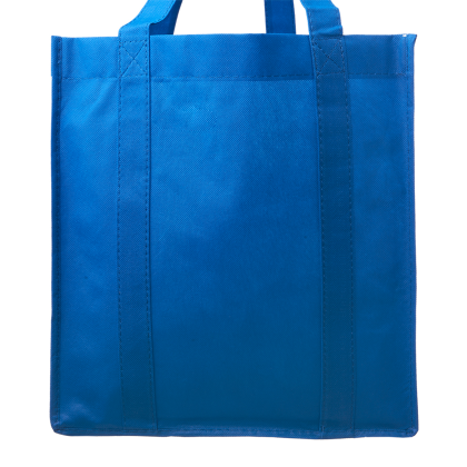 Custom Reusable Grocery Tote Bags - Process Blue Custom Reusable Grocery Tote Bags - Process Blue