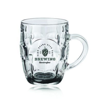 Custom 20 oz. ARC Britannia Glass Beer Mugs - COLOR - Black Custom 20 oz. ARC Britannia Glass Beer Mugs - COLOR - Black