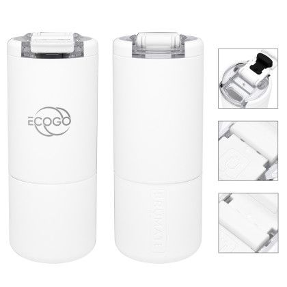 Custom 18 oz. BrüMate Strova - Matte White 