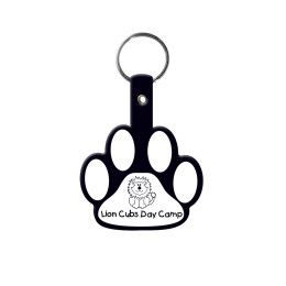 Custom Paw Flexible Key Tag