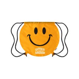 Custom Smiley Face Drawstring Bag