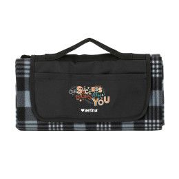 Custom Success Plaid Picnic Blanket