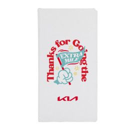 Custom Extra Mile Carnival Sticky Notepad