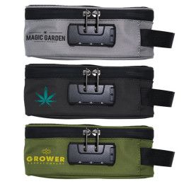 Custom Custom Smell Proof Stash Carrying Case with Combination Lock - All Color