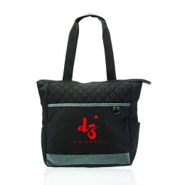 Custom Montecarlo Shoulder Bags with Front Pocket - Black