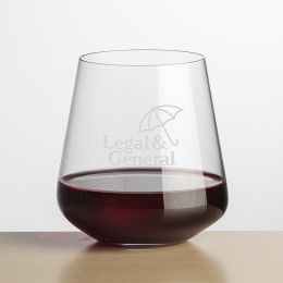 Custom Cannes Stemless Wine Glass 13.5 oz - Deep Etch