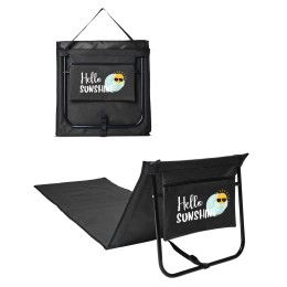 Custom Lounging Beach Chair - Black Custom Lounging Beach Chair - Black