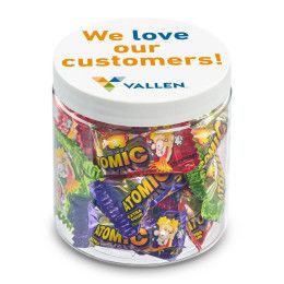 Custom 8 oz Jar of Individually Wrapped Atomic Candy Custom 8 oz Jar of Individually Wrapped Atomic Candy