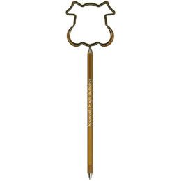 Custom Dog-Bulldog InkBend Standards - Transparent brown