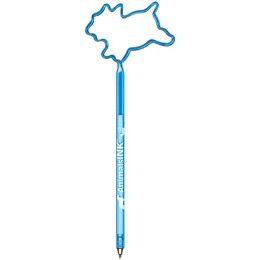 Custom Dog-Running Terrier InkBend Standards - Transparent light blue