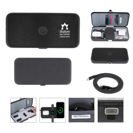 Custom Cutter & Buck 3-in-1 Charging Tech Case