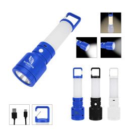 Custom rABS Rechargeable LED Work Light With Carabiner - All Colors 