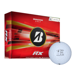 Custom Bridgestone Tour B RX Golf Balls - 12 Pack - White 