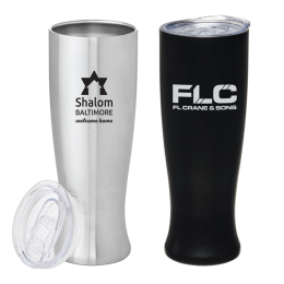 Custom 20 oz. Vacuum Insulated Pilsner Tumbler Mug - All Colors Custom 20 oz. Vacuum Insulated Pilsner Tumbler Mug - All Colors