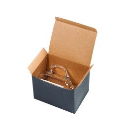 Custom  Clifton Glass Mug - 10 oz - Deep Etch