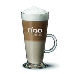 Custom Ferdinand Glass Mug - 8.75 oz - Deep Etch - Clear