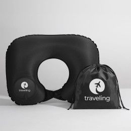 Custom Airie Inflatable Travel Neck Pillow