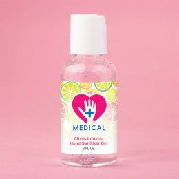 Custom Moisturizing Sanitizer With Beads: 2 oz