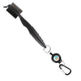 Custom Fairway Golf Cleaner Tool - Black/Silver 