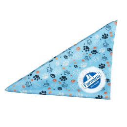 Custom Sublimated RPET Bandana - White