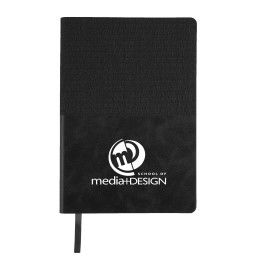 Custom Interlink Soft PU Journal w/FSC Paper - Black
