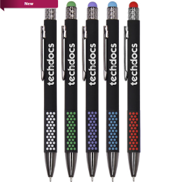 Custom Honeycomb Stylus Cello-Wrapped Pen - All color