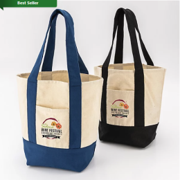 Custom Saratoga Mini Cotton Canvas Tote - All color