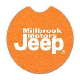 Custom Car Coaster Shammy Coaster - Orange