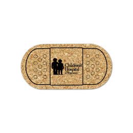 Custom Bandage Cork Coaster 4BA - Natural