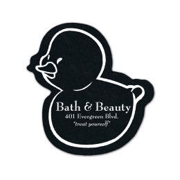 Custom Ducky Flat Tire Coaster 