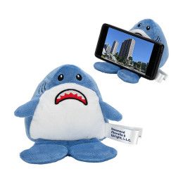Custom Phone Pals Weighted Plush Phone Holder - Shark Custom Phone Pals Weighted Plush Phone Holder - Shark