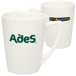 Custom 10 oz. Latte Porcelain Mugs with Custom Imprint Custom 10 oz. Latte Porcelain Mugs with Custom Imprint