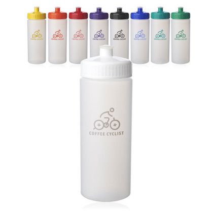 Custom 20 oz. Frosted Plastic Water Bottles - All Colors Custom 20 oz. Frosted Plastic Water Bottles - All Colors