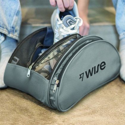 Custom Carry All Shoe Bag - Grey Lifestyle View 