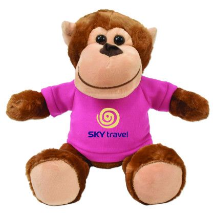 Custom 11" Milo Monkey - Pink Custom 11" Milo Monkey - Pink