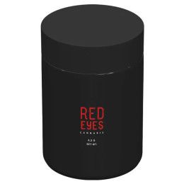 Custom Glass Jar  4 oz - Black