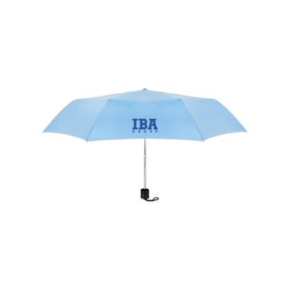 Custom Slim-Fold Econo Umbrella - Light blue
