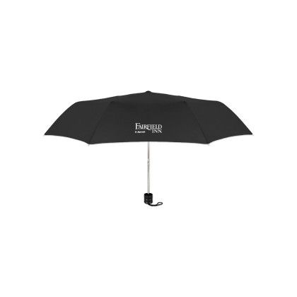 Custom Slim-Fold Econo Umbrella - Black